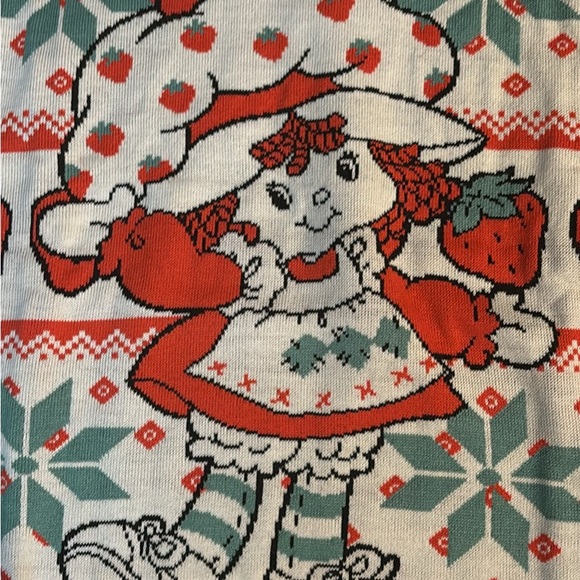 Strawberry Themed Sweater Christmas size Large - Picture 2 of 3
